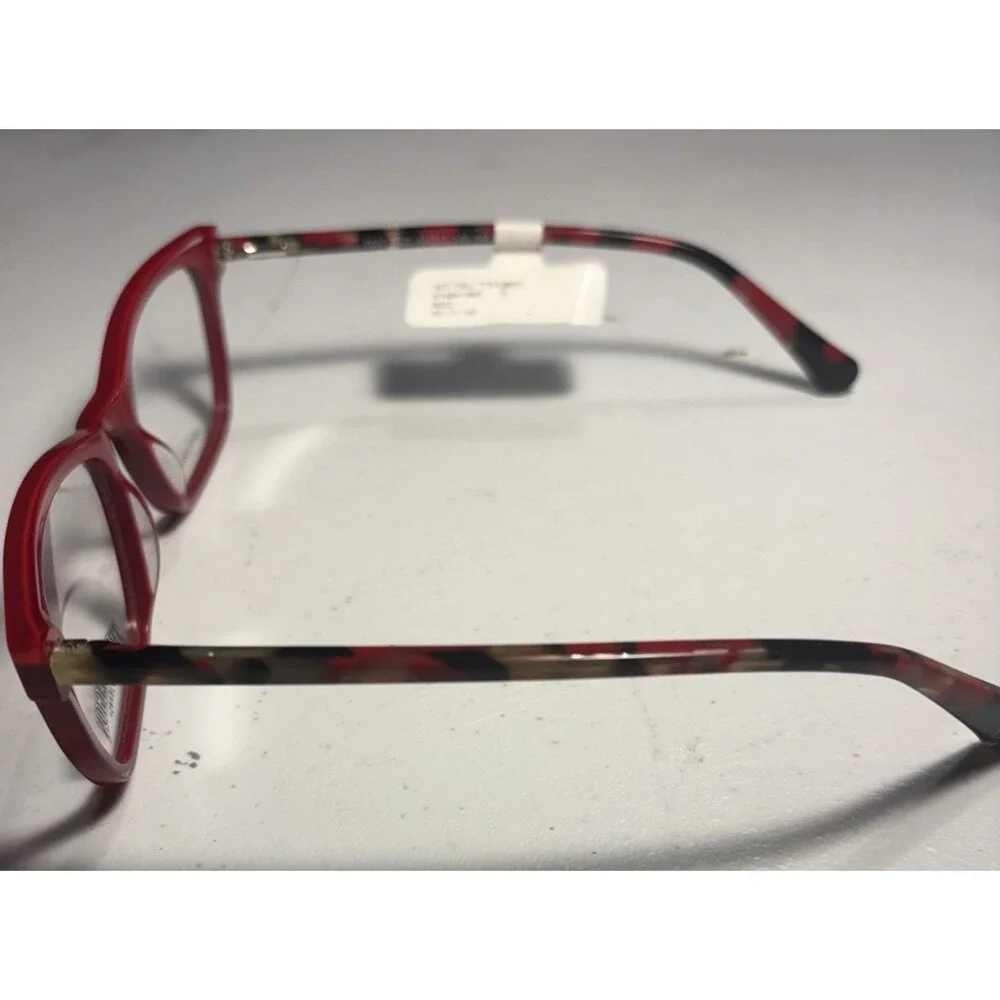 True Religion Eyeglasses Womens 53-17-140 Red‎ Tortoise T037 Rectangular Frames